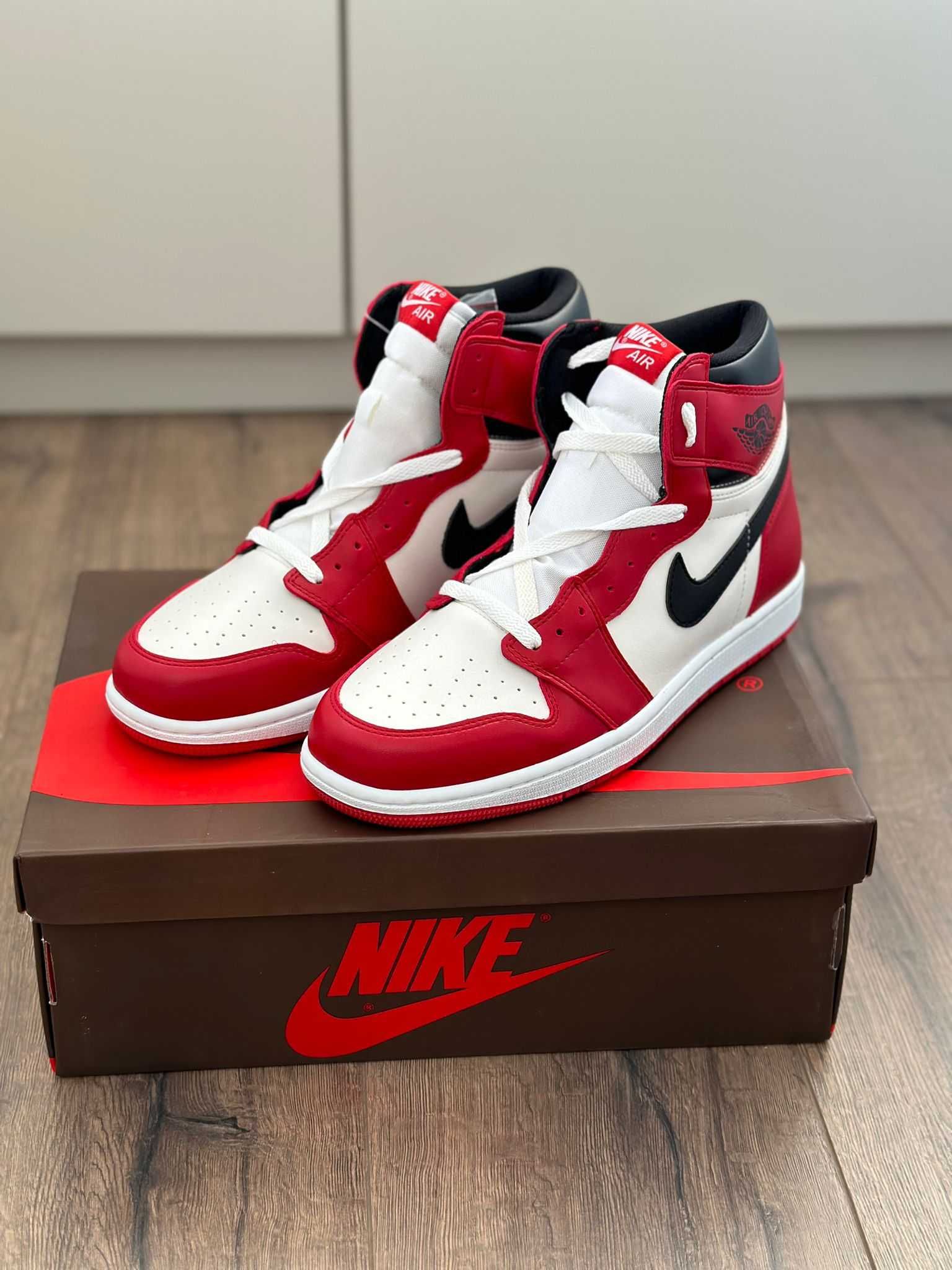 Adidasi Nike Air Jordan 1 Retro High OG "  Chicago " Produs NOU Premiu