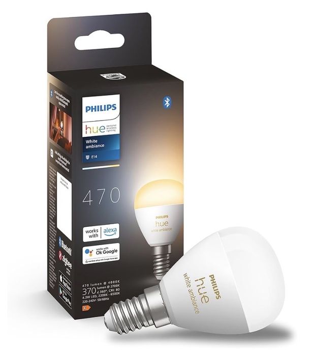 Lampă LED Philips Hue White Ambiance E14