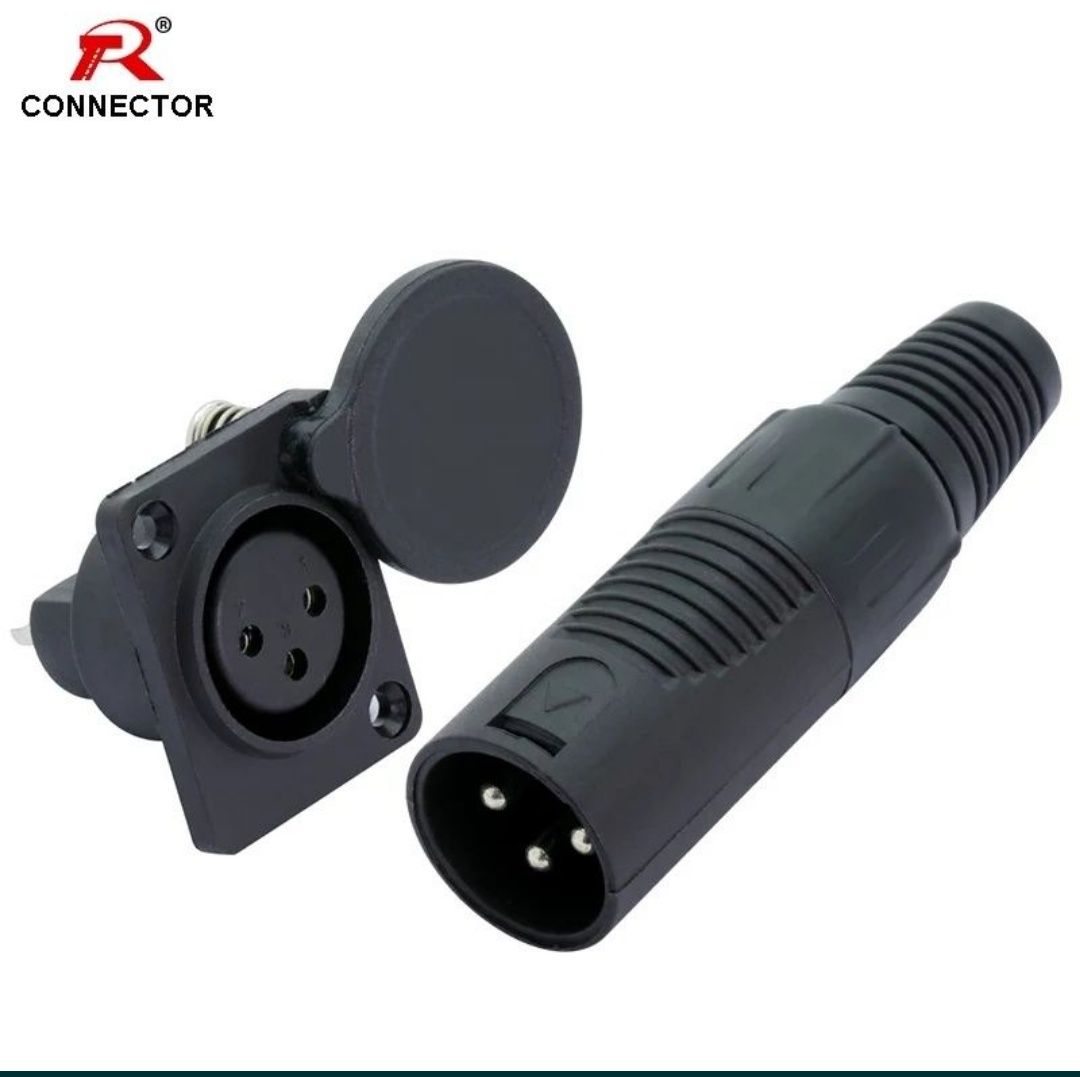 Conector xlr 3 pini