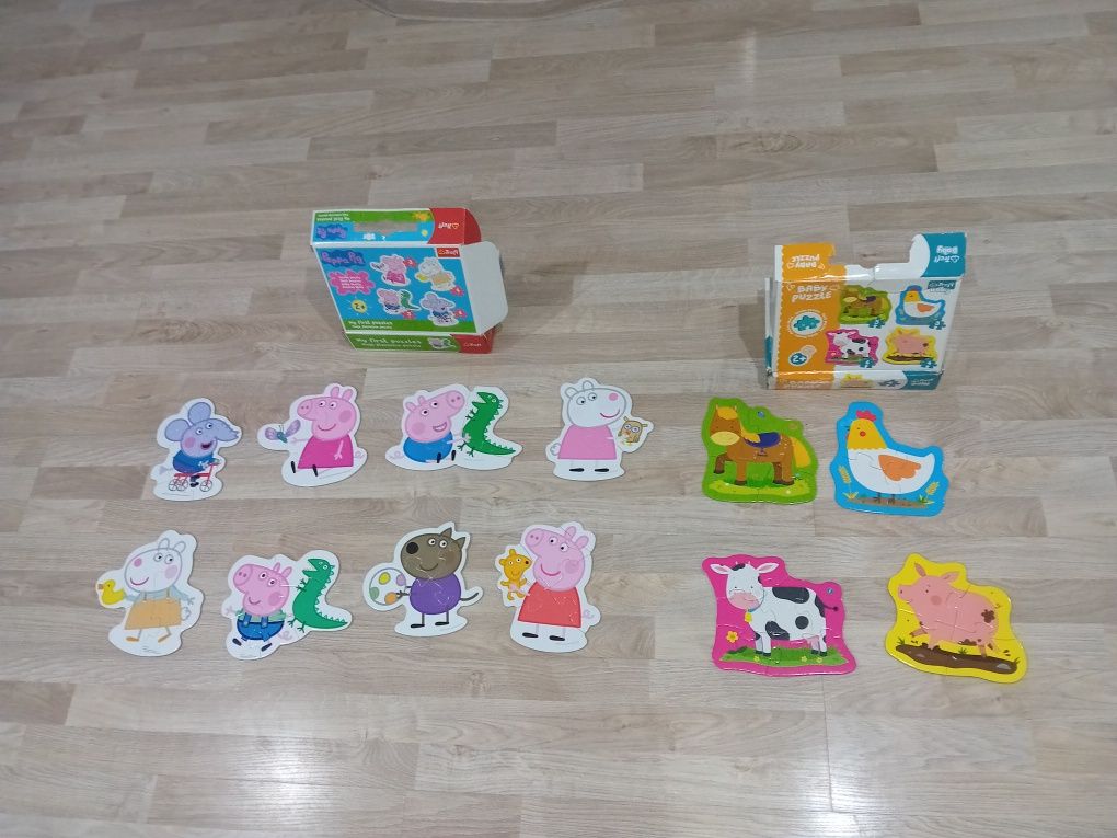 Lot 4 puzzle vârsta mica