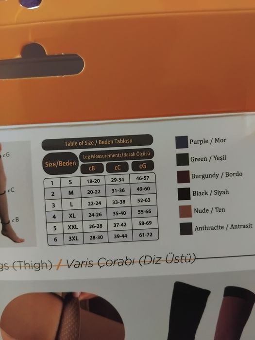 Ciorapi compresivi clasa 2 mărime L Morsa