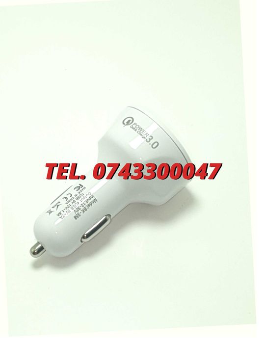 Superfastcharge Incarcator Auto Cu Patru Porturi Usb Partycharge