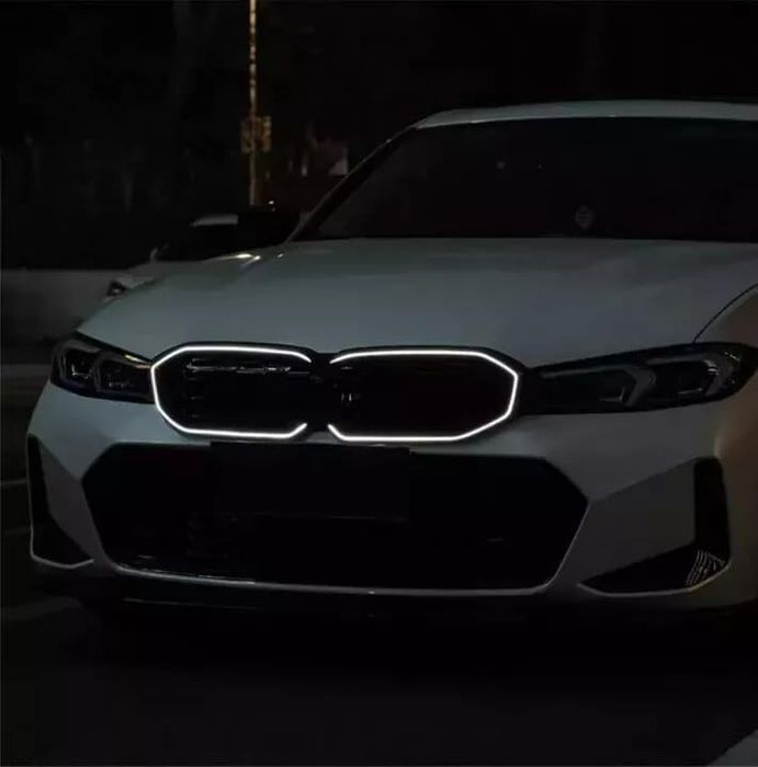 LED светещи двойни бъбреци BMW 3 G20 G21 грил решетки лед бмв г20 г21