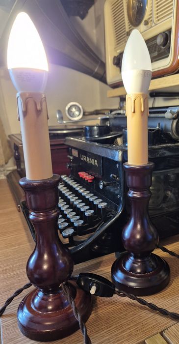 Sfeșnice vintage tip lumânare electrice  funcționale