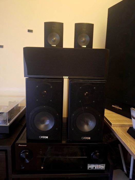 Pioneer vsx 521 b&w cc3 canton gle