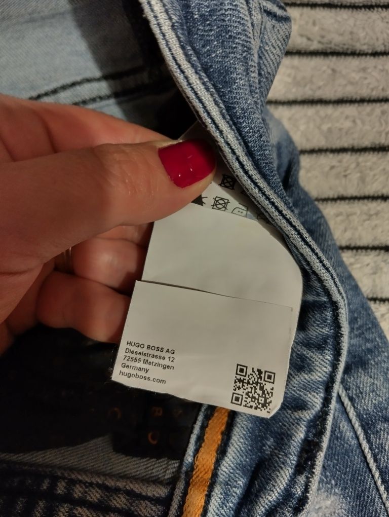 Blugi Hugo boss mărimea 32/32 culoarea albastra