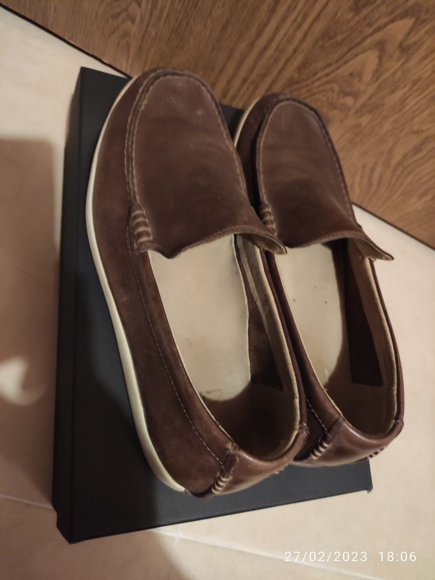 Обувки Clarks и Timberland, естествена кожа, номер 43