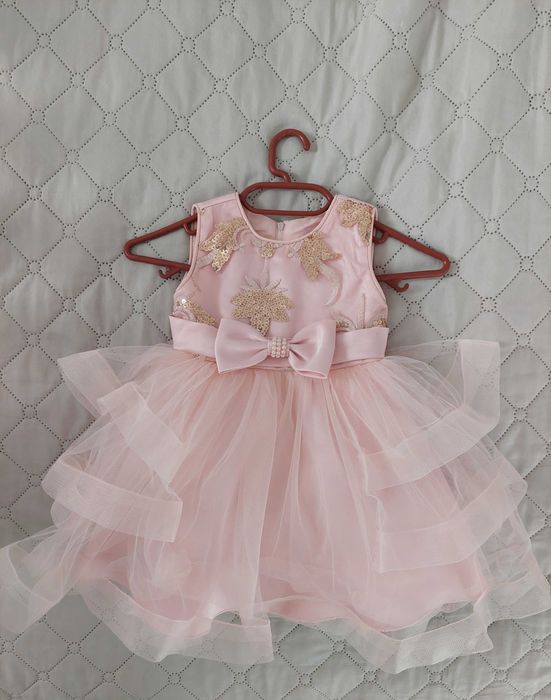 Официална бебешка рокля 12-18м