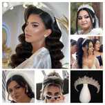 Diademe,coronițe,tiare,cercei,accesorii par,coliere pt mirese