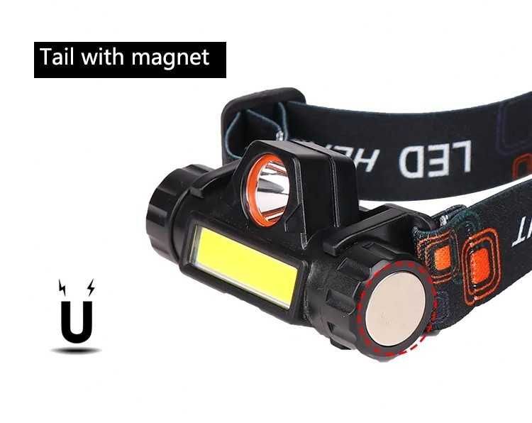 Акумулаторен фенер - челник с магнит