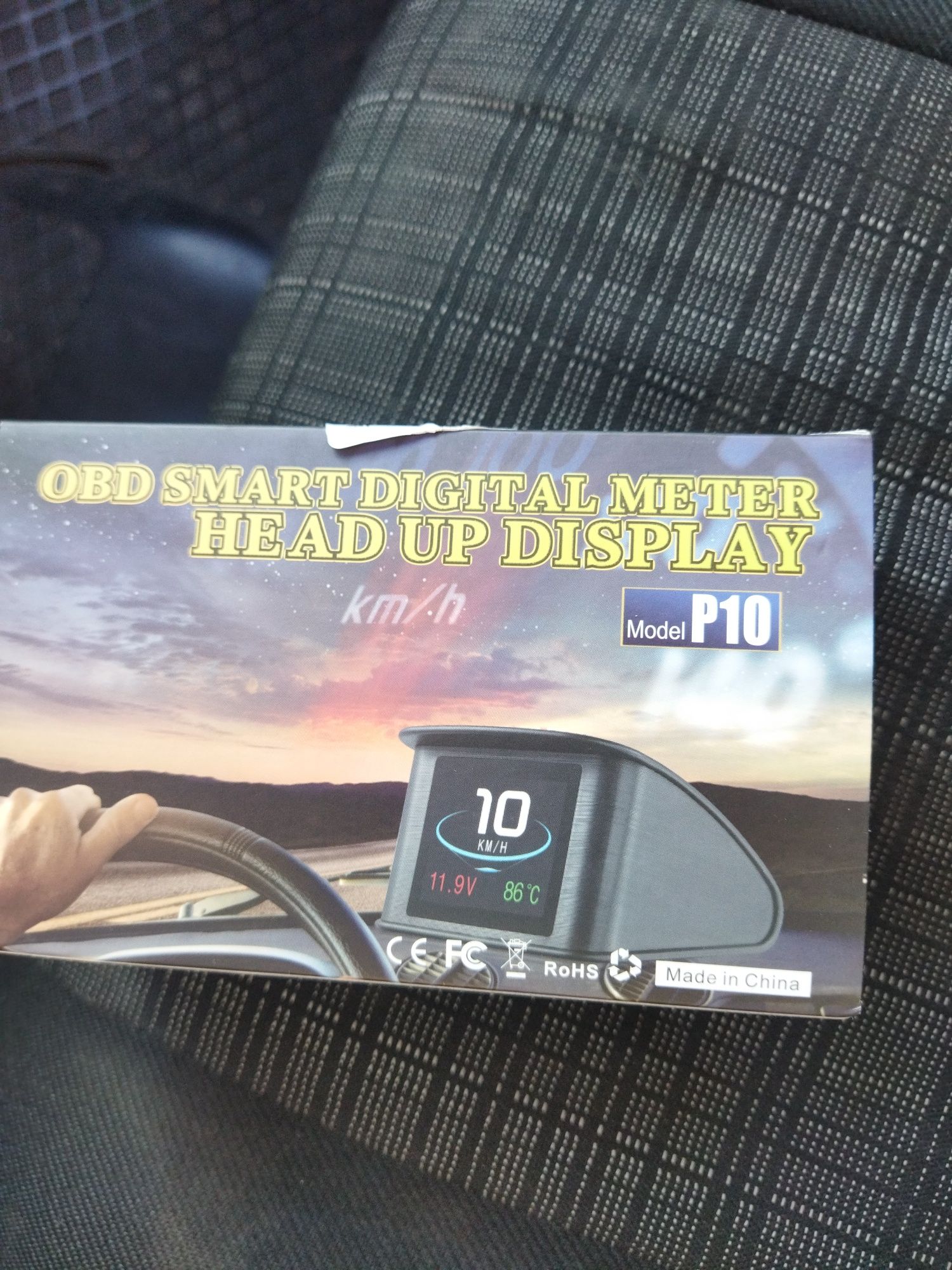 Термодатчик OBD Smart P10 вольтметр