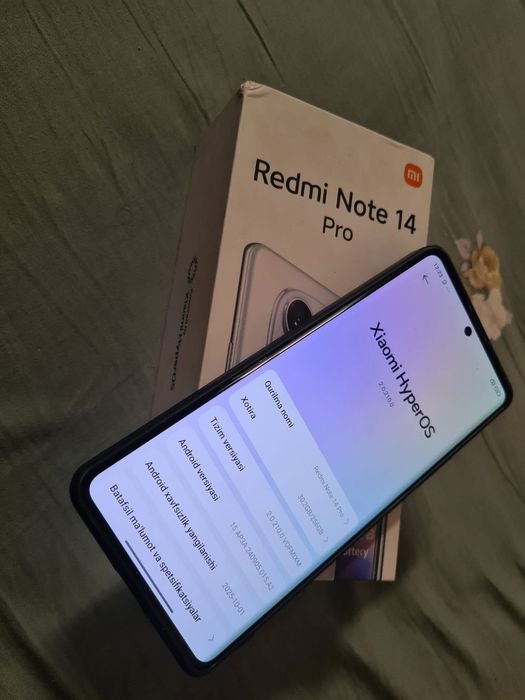 Redmi note 14 pro 12/256gb srochna sotiladi