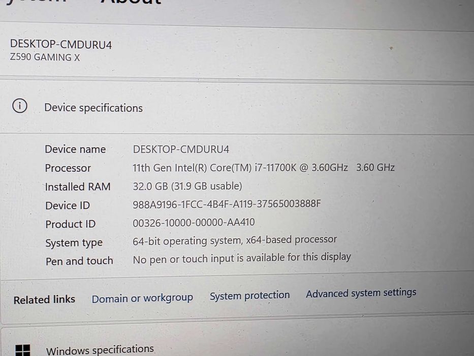 Unitate Gaming, i7-11700K, ram 32 gb, ssd 2 tb, RTX 3060