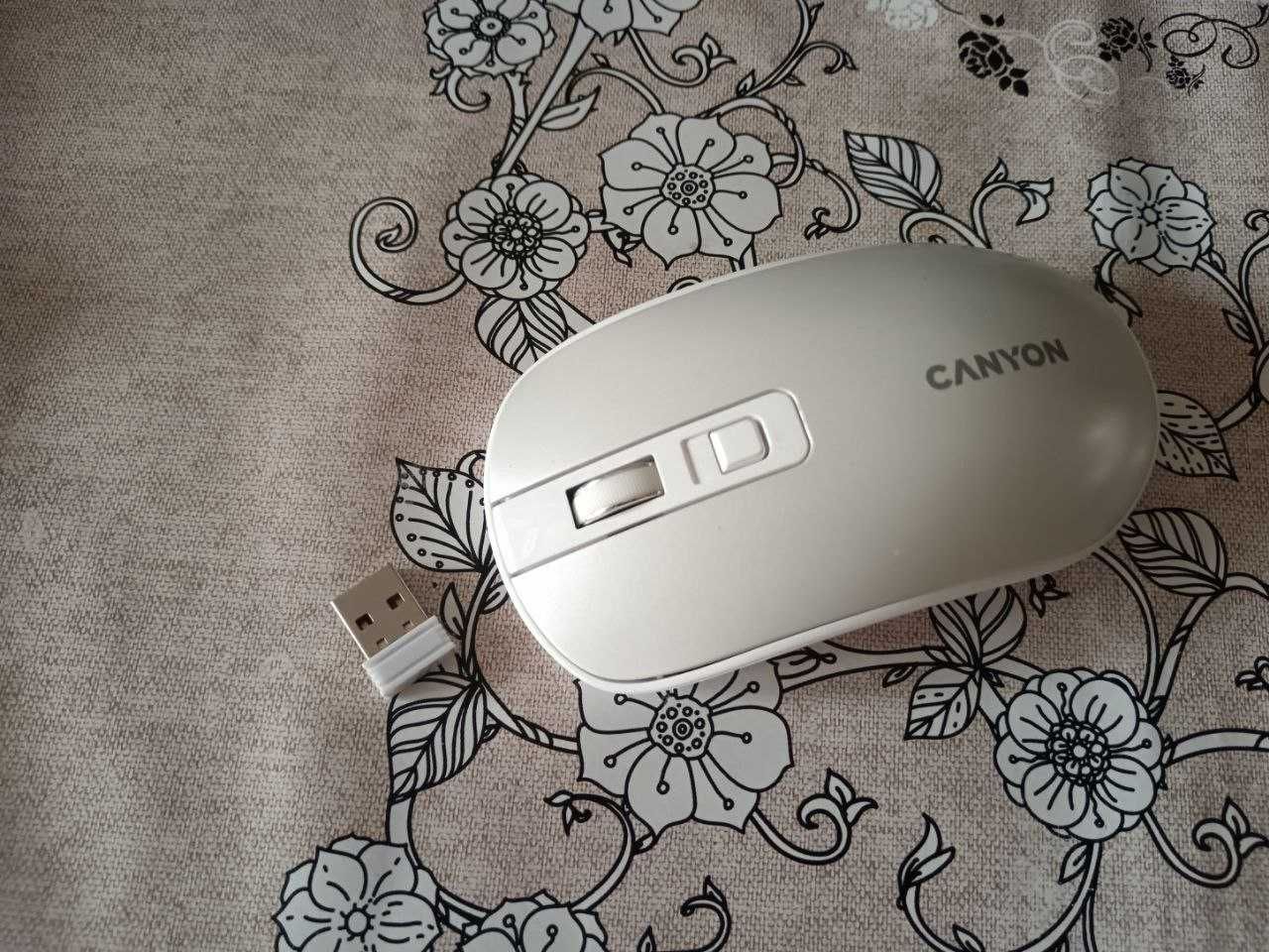 Мышка, мышь беспроводная Canyon CNS-CMSW18PW