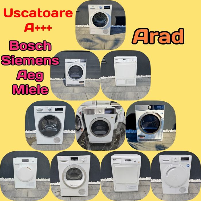 Uscator de haine Bosch Siemens Aeg Miele  modele noi A+++