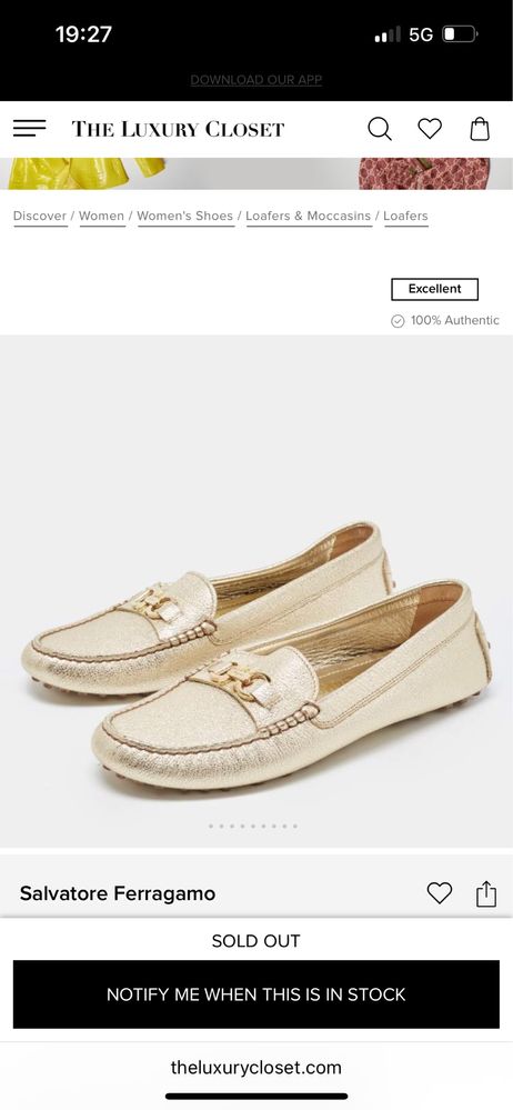 Оригинални лоуфъри Salvatore Ferragamo