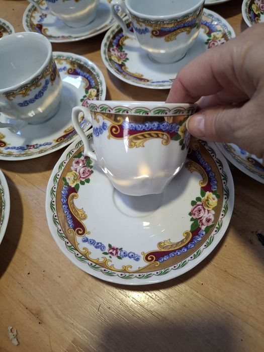 Limoges vintage  6 чаши чай и кафе .Франция