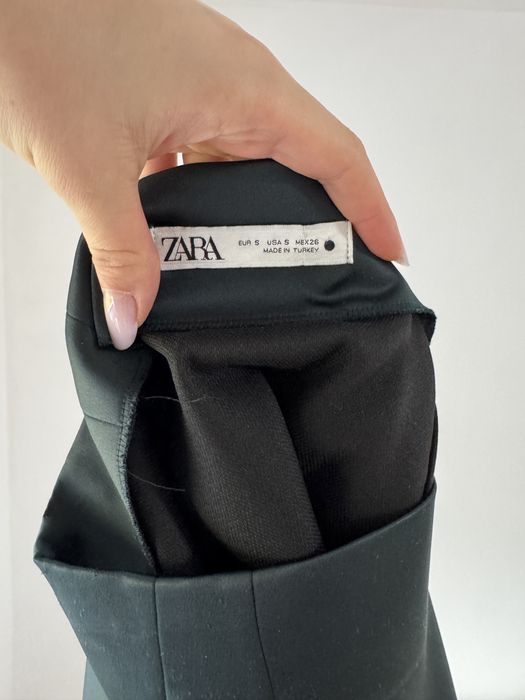 Fusta zara saten vernil