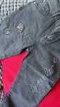 Дънки GUESS цвят графит