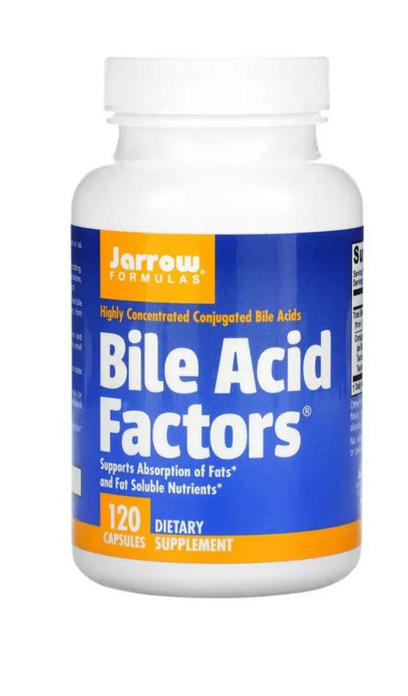 Saruri biliare “Bile Acid Factors” Jarrow 120 capsule