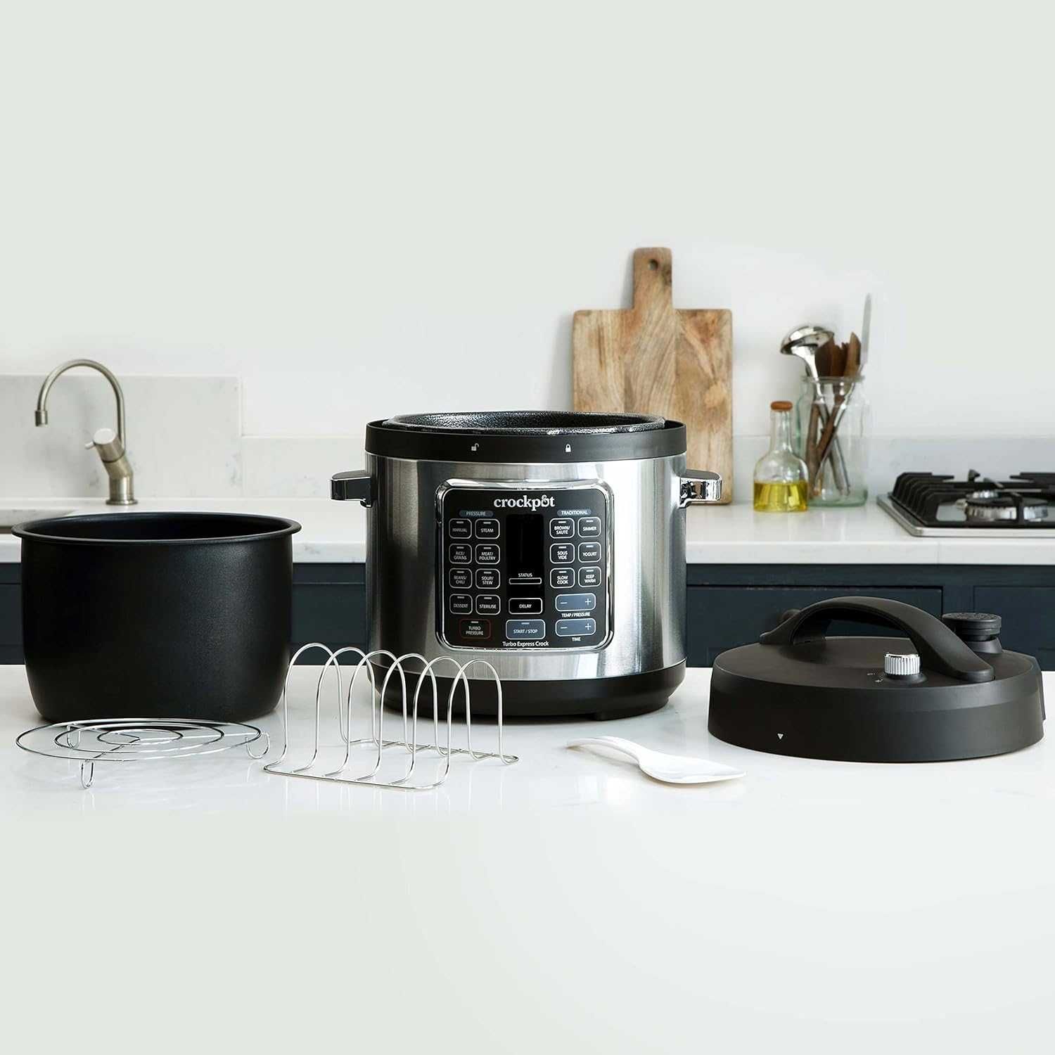 Мултикукър Crock-pot Turbo Express 5.6L(CSC062X) 14 функции за готвене