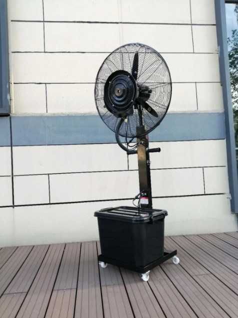 Вентилатор с ВОДНА мъгла 41л 260W вентилатори за мъглуване 66см перка