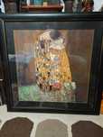 Tablou vintage litografie autorizata Sarutul de Gustav Klimt