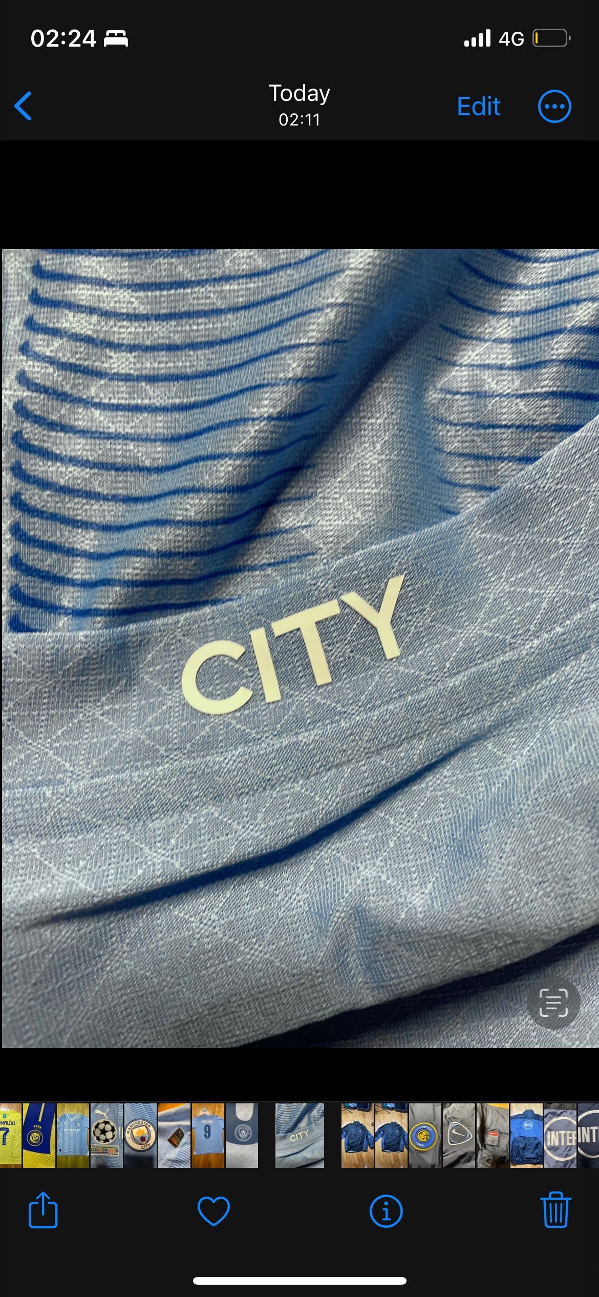 Tricou fotbal Player Edition Manchester City UCL, Erling Haaland