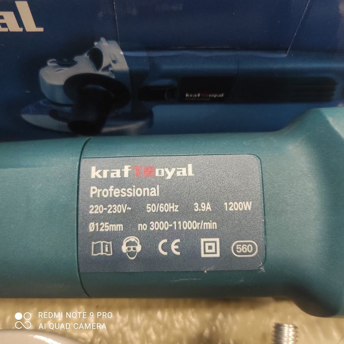 Flex/Polizor unghiular kraft Royal 1200w și turatie reglabila.