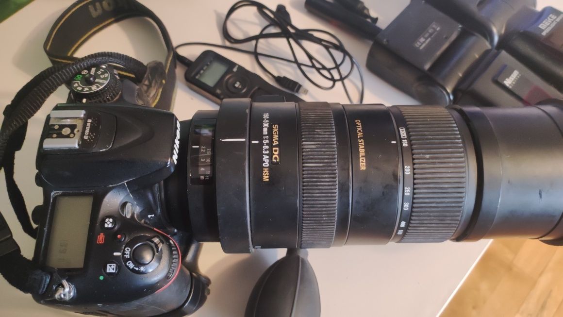 Obiectiv Sigma 150-500 montura Nikon Stabilizare imagine