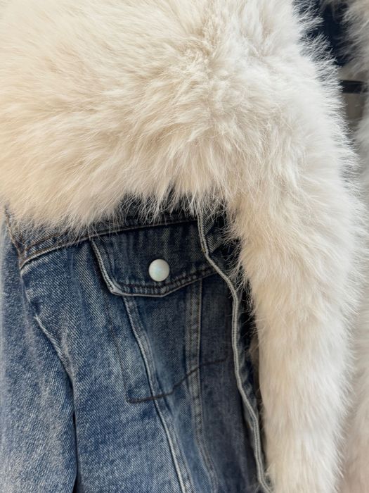 SALE Дънково яке с пух