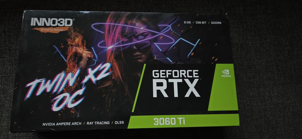 Placa Video Rtx 3060ti INNO3D TWIN X2 OC 8GB
