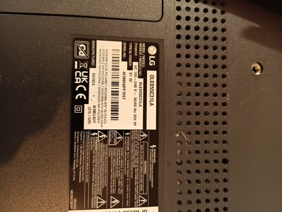 Televizor OLED, ca nou, 2023-2024 - 139 cm