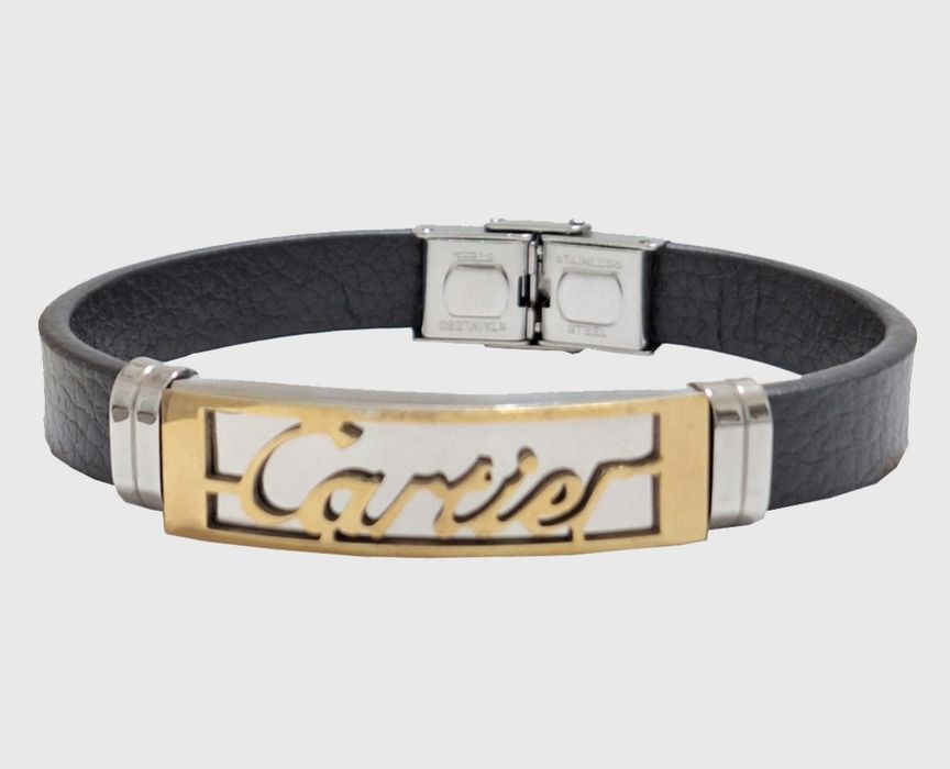 Cartier kauchuk bilaguzuklar.