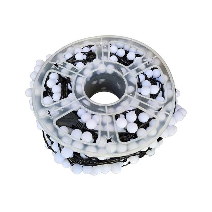 Instalatie Rola 100m 480 LED Bulb Multicolor Protectie Apa IP44