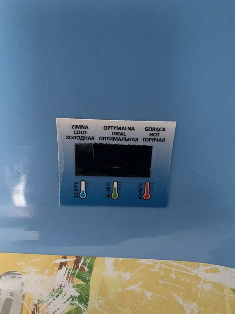 Scoica nou nascut + cadou cadita cu termometru si suport bebe