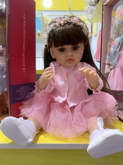 Кукла Реборн Интерактивная, 55 см - Оля  и Бэлла