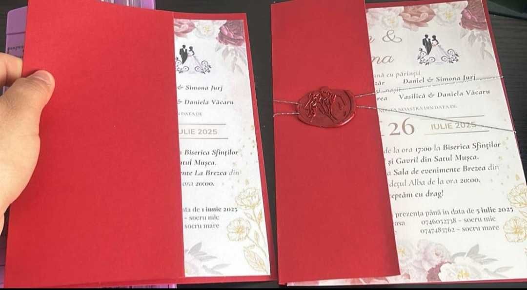 Invitatii nuntă si botez