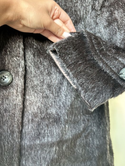 Палто от естествен косъм на лама