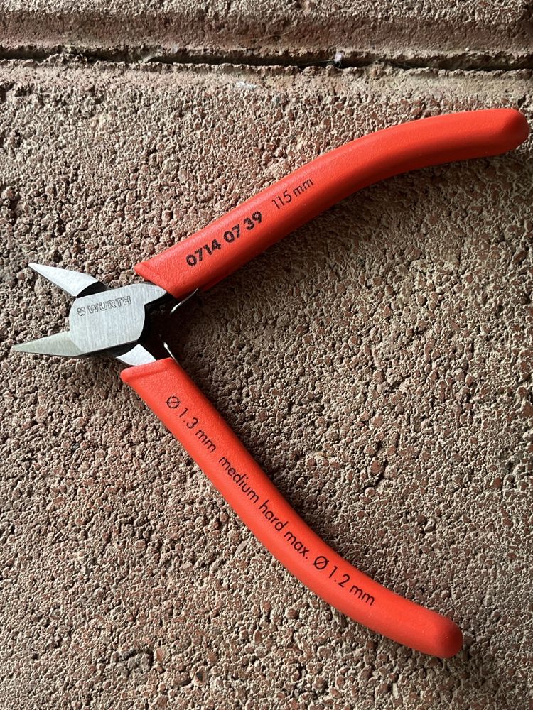 Wurth cleste taietor profesional 115mm rosu