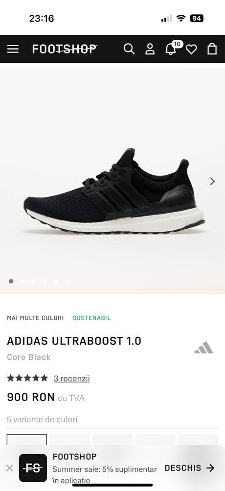 Adidas ultraboost 1.0 made in olanda