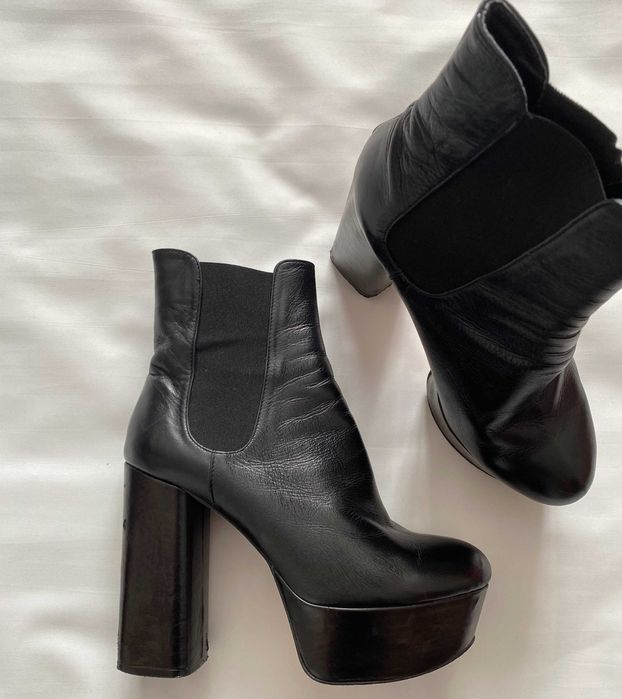 Botine dama, Mineli, piele naturala, 38