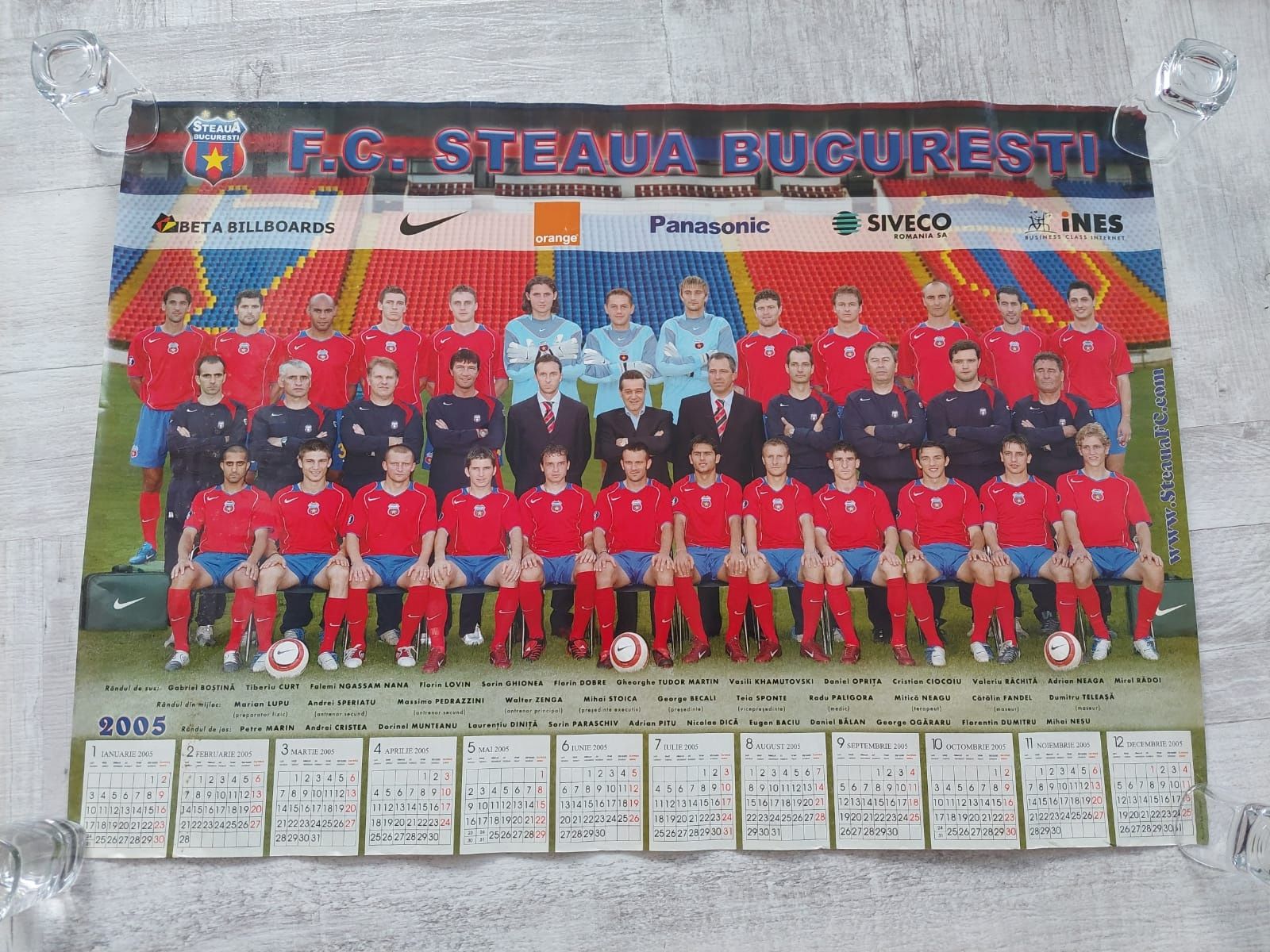 Calendar Steaua 2005