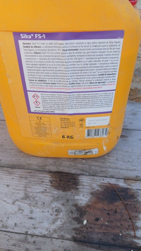 Aditiv Sika FS-1 pentru Beton pe Timp Rece Accelerează Întărirea! Nou