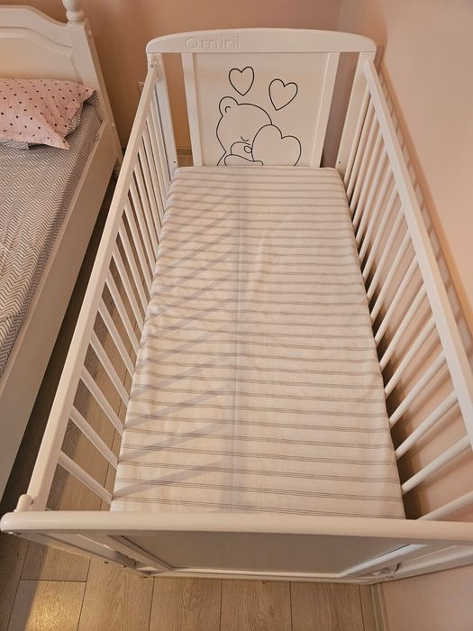 Patut pentru  bebelus din lemn Qmini