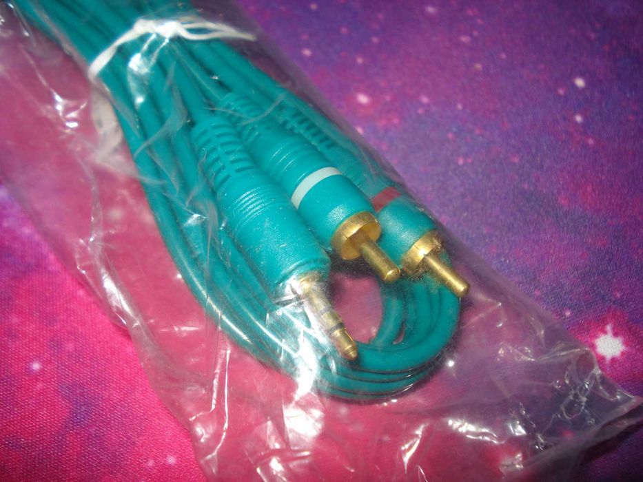 cablu audio stereo gros mufe jack 2 rca lung de 1.5m