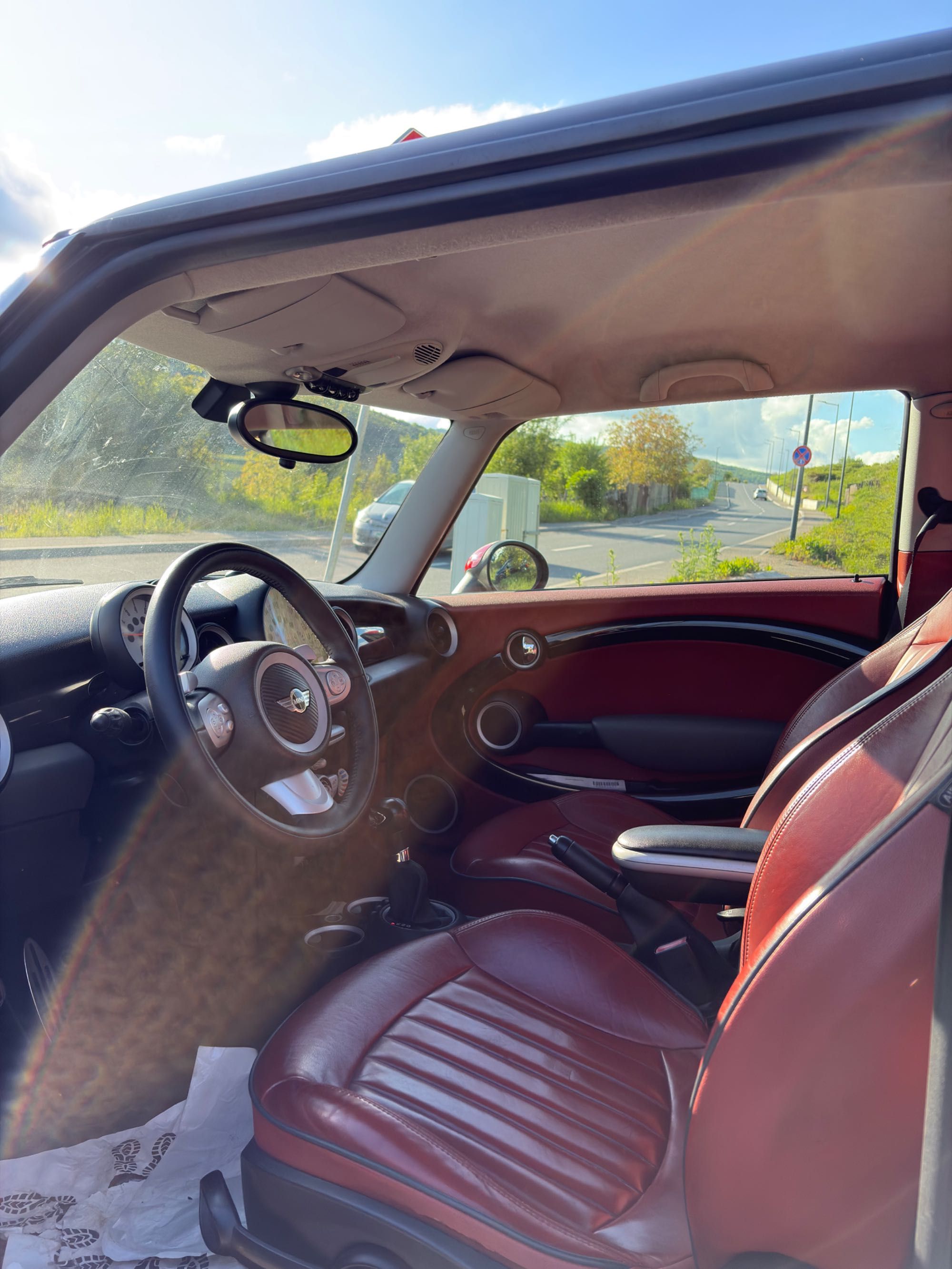 mini cooper s 2009/AUTOMAT/PIELE ROSIE