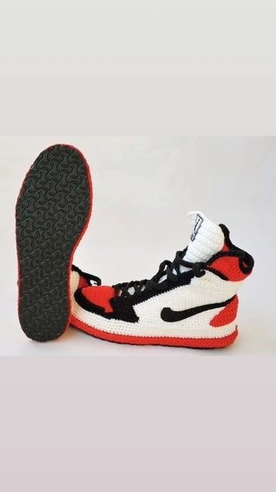 Вязание "Джорданы" кросовки