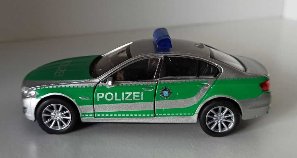 Macheta BMW seria 5 (F10) 2010 535i Politia Germana- Welly 1/36