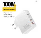 Incarcator, Essager, 100W, USB, USB-C, PD, QC, GaN